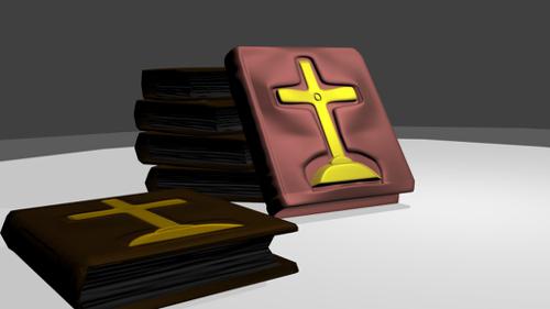 Bible Low-poly Textured preview image